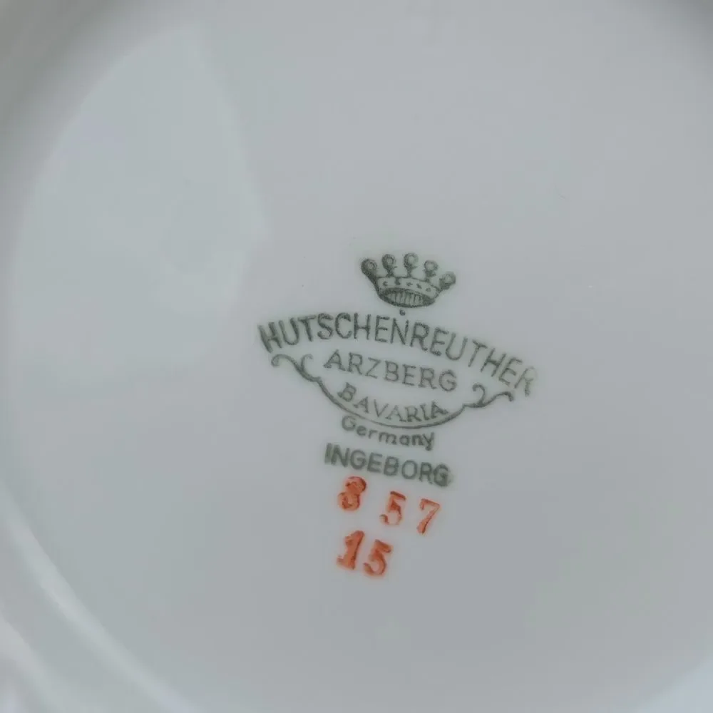 Hutschenreuther Arzberg Bavaria INGEBORG Lotus Floral Gold Trim Teapot – 857